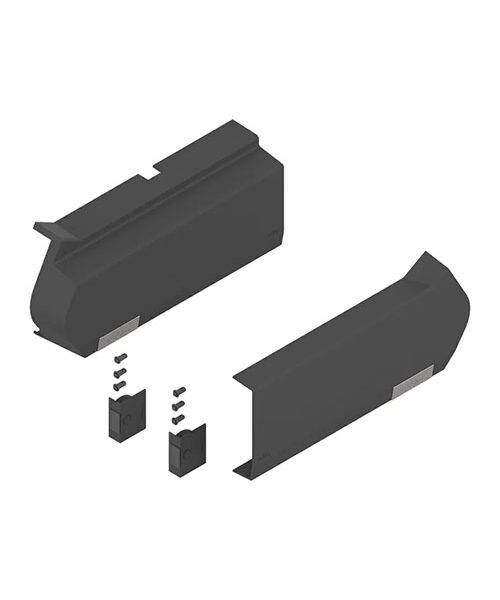 Tapas para AVENTOS HF SERVO-DRIVE, color gris obscuro, incluye 2 activadores y 6 distanciadores