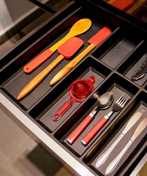 Charolas cuberteras GLOBE para cajones de mueble de cocina