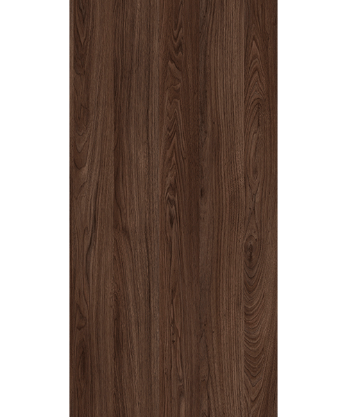 Paneles texturizados SYNCRON "NOGAL MOKA", medida 2750 x 1240 mm. Espesor 18 mm.