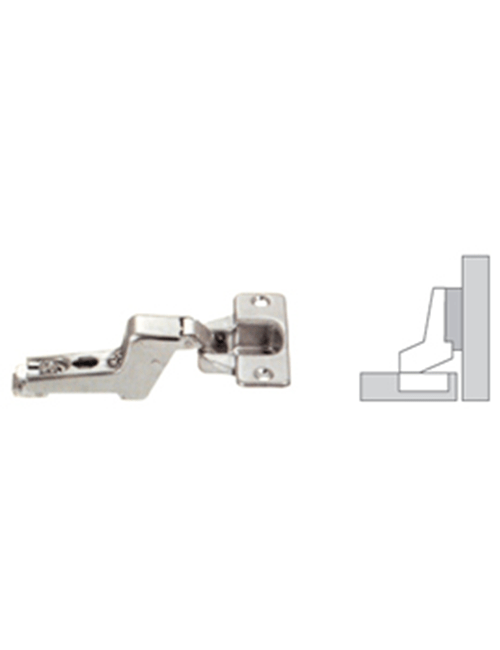 Bisagra de 95° insertada para puerta de hasta 28 mm de grosor